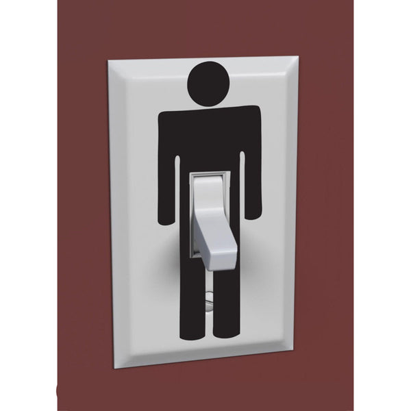 Penis Vinyl Light Switch Decal